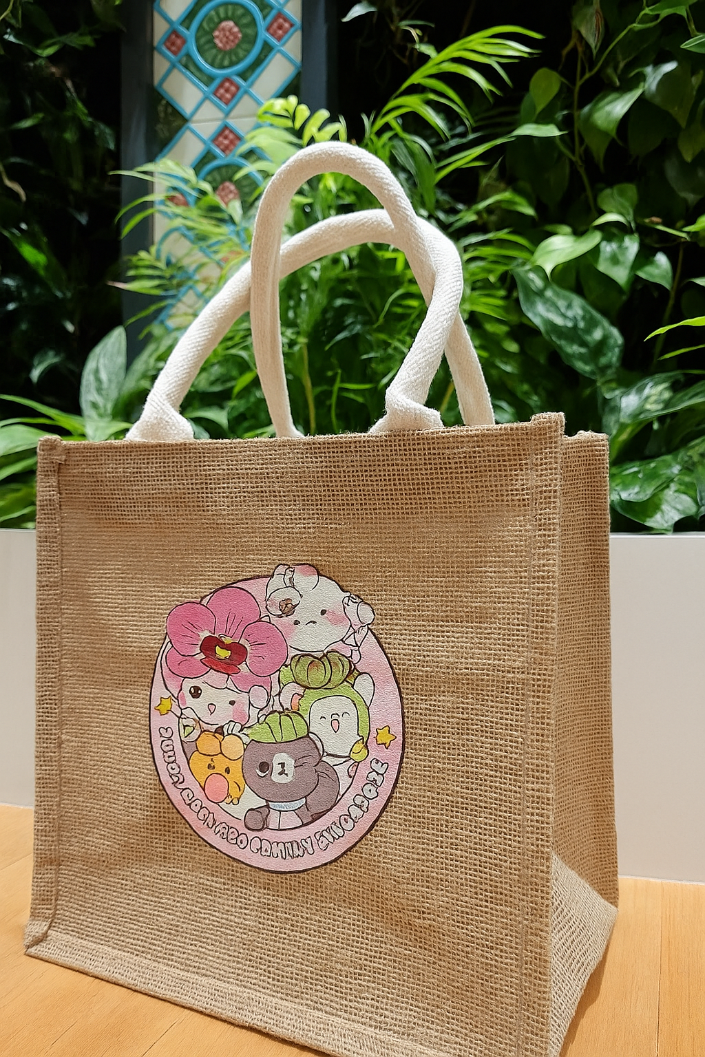 Jute Tote Bag Series-PRFS Logo-Small