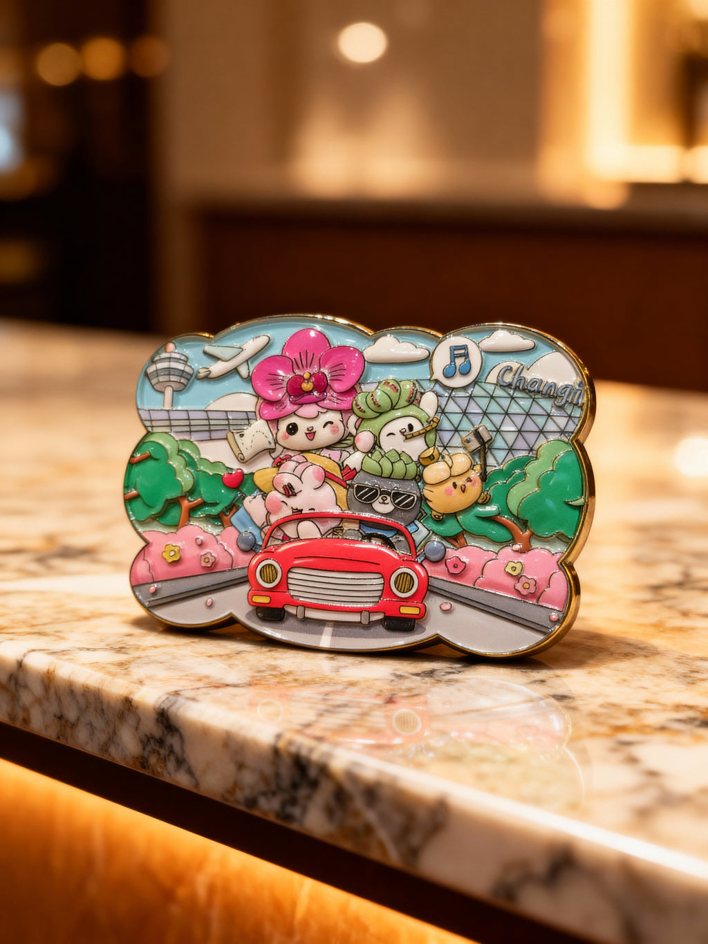 3D Mental Magnet-Happy Holiday